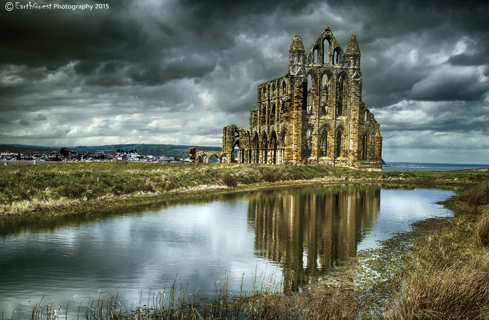 Whitby Abbey Storm